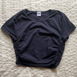 TNA Malibu crop navy blue size M
